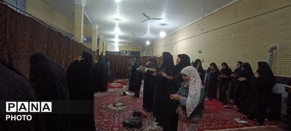 مراسم احیاء سومین شب قدر در مسجد امام حسین(ع) شهرستان پلدختر 