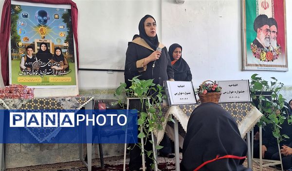 افتتاحیه جشنواره خوارزمی در دبیرستان فیاض شهرستان کاشمر