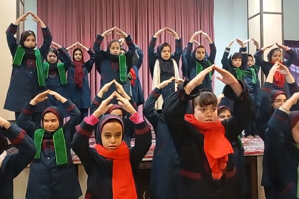 طنین زنگ انقلاب در مدارس شهرستان شهریار 