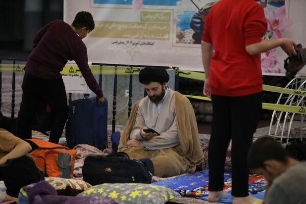 مراسم اعتکاف دانش آموزی در مسجد اعظم و مصلای قدس قم