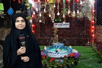هنرنمایی هنرمندان قم در موکب «جان من، ایران من»