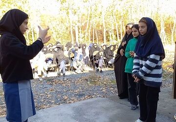آوای جذاب طبیعت، رنگین‌کمانی از تجربه‌ها در اردوی طرح تمشک الشتر