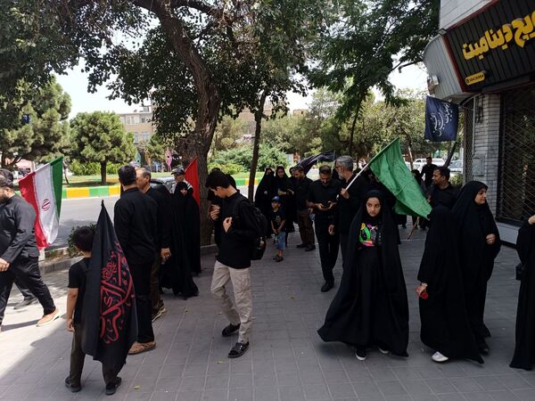  مراسم جاماندگان اربعین در مشهد مقدس