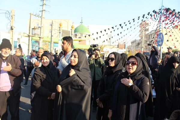 مراسم تشییع پیکر پاک شهدای‌ گمنام در فردیس 
