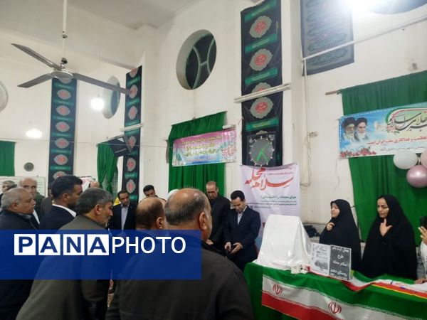 مراسم رونمایی از طرح سلام محله در روستای دهنوخلیل آباد 
