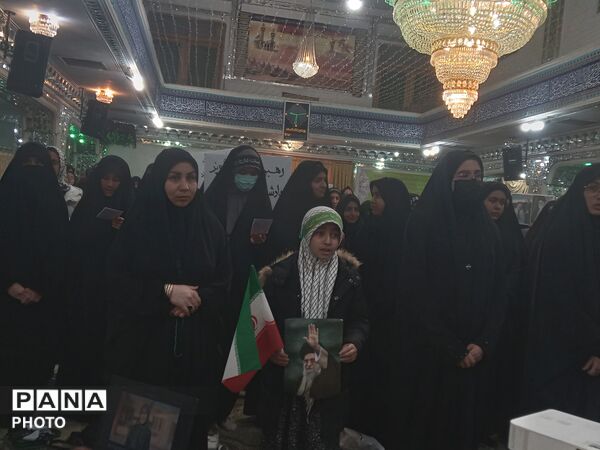 اجتماع بزرگ دختران سید علی در مهدیه شهرستان نیشابور 