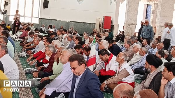 نماز عبادی سیاسی جمعه در شهرستان کاشمر 