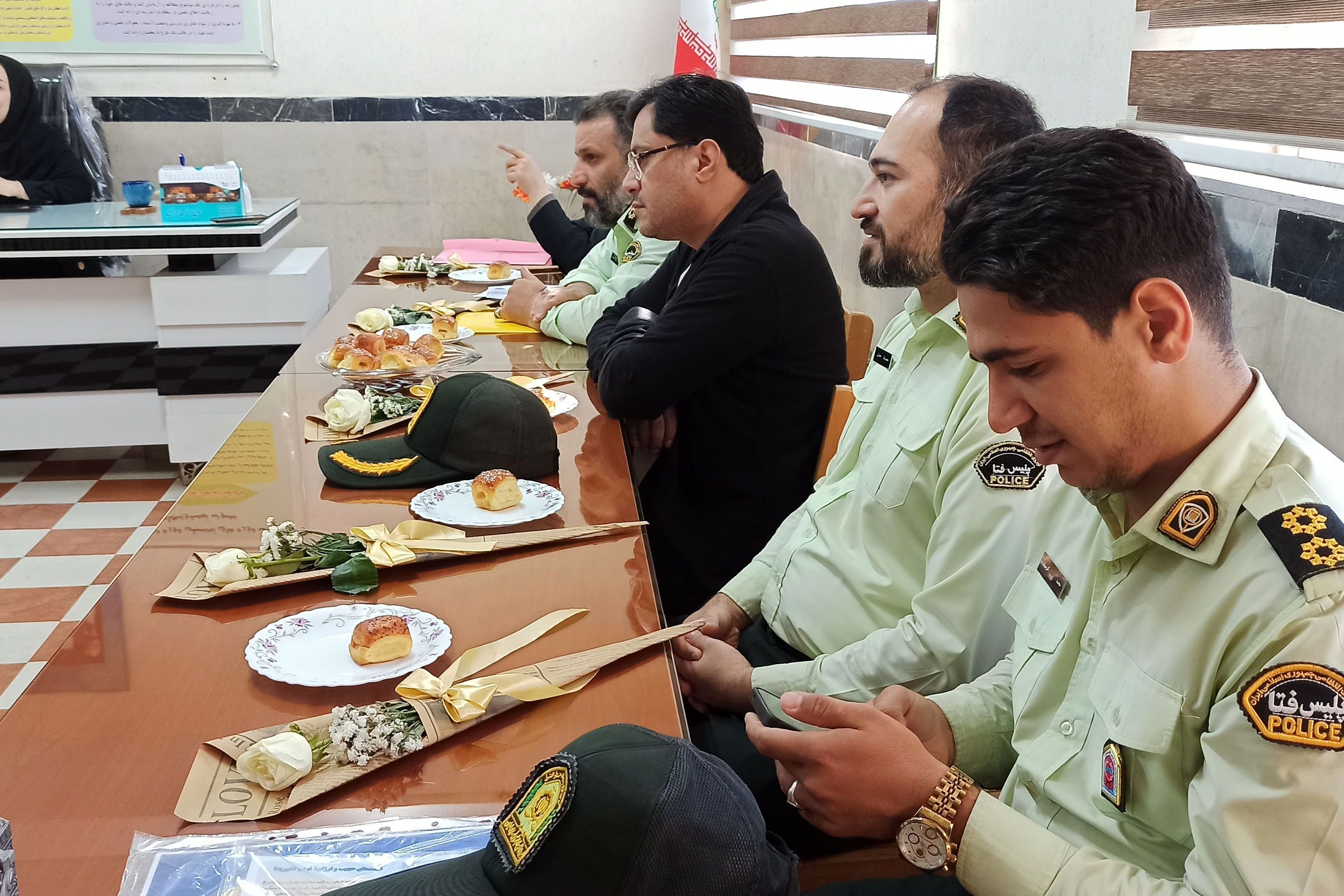 گرامیداشت هفته نیروی انتظامی در مدرسه یادگار امام ورامین