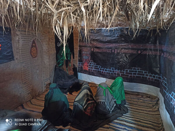 نمایشگاه غنچه‌های خونین در روستای باقرآباد