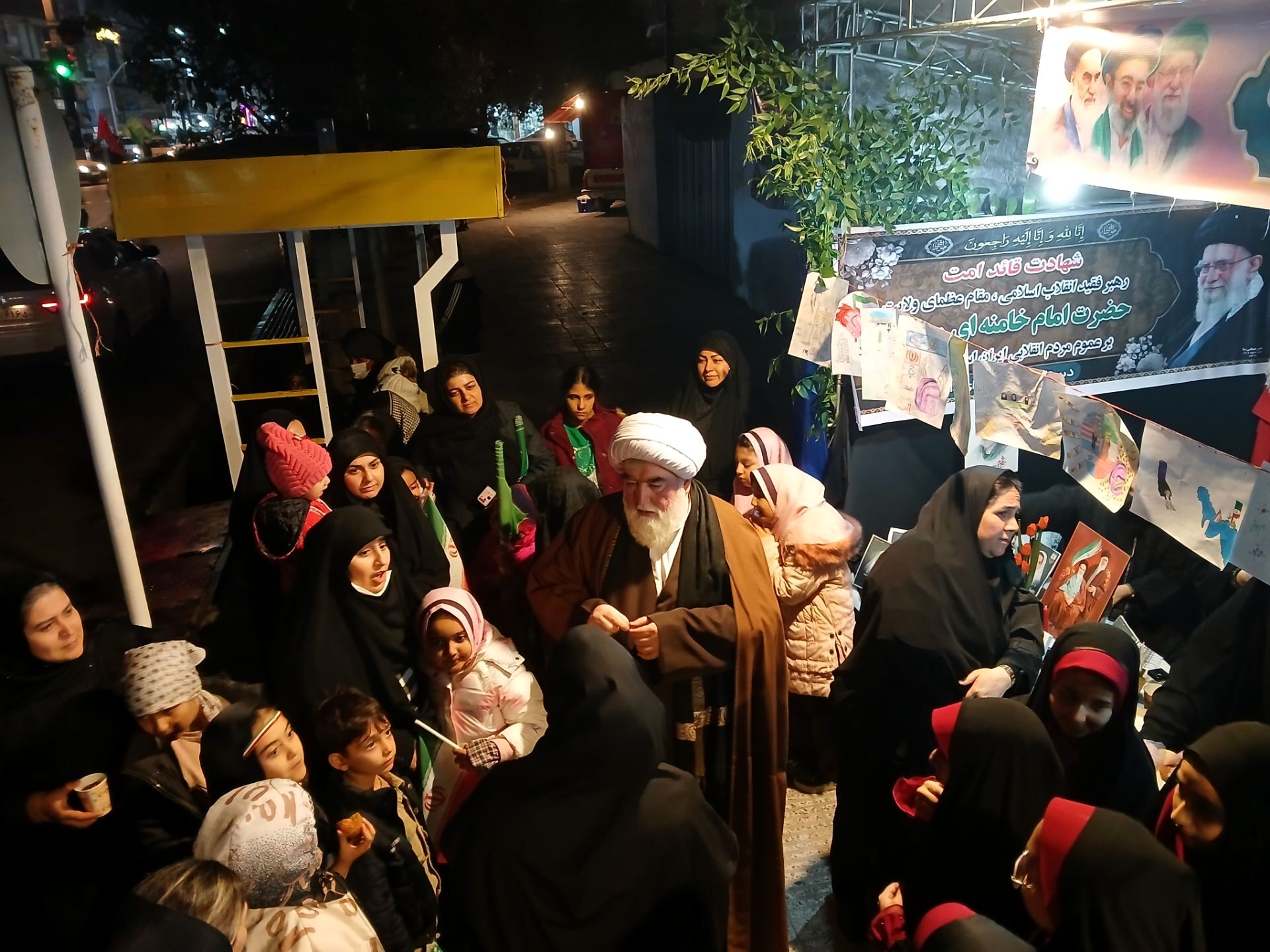 هفتمین شب از برپایی موکب اداره آموزش و پرورش کردکوی