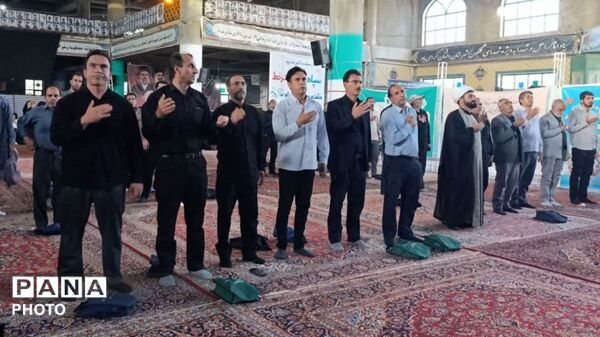 آیین باشکوه جاماندگان بدرقه رهبر شهید در نورآباد