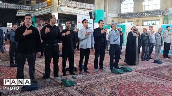 آیین باشکوه جاماندگان بدرقه رهبر شهید در نورآباد