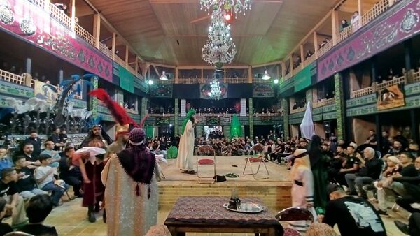 برگزاری تعزیه درحسینیه برغان کرج