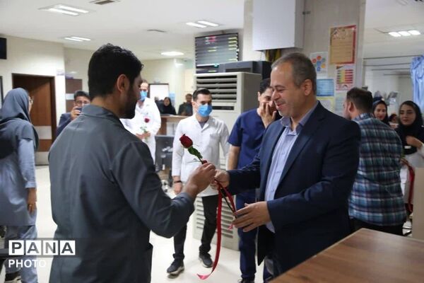 گرامیداشت روز پرستار با حضور استاندار خراسان شمالی در بیمارستان تأمین اجتماعی بجنورد
