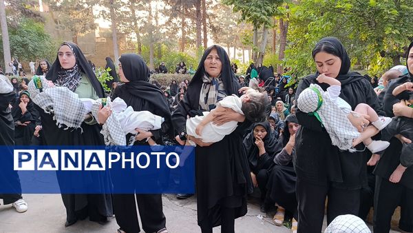 مراسم شیرخوارگان حسینی در آشخانه 