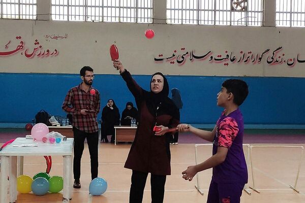 کارگاه مهارت آموزی ورزشی در سالن فرزانگان قرچک