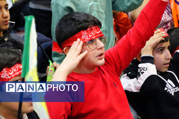 اجتماع عظیم سربازان کوچک صاحب الزمان(عج) یزد