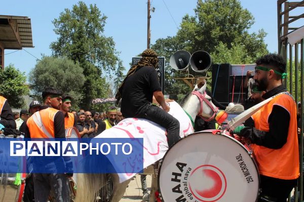 عزاداری عاشورای حسینی در بخش کلباد گلوگاه 