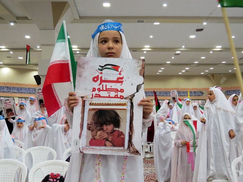 برگزاری جشن روزه اولی دختران در مصلی امام خمینی(ره) شهرستان بجنورد
