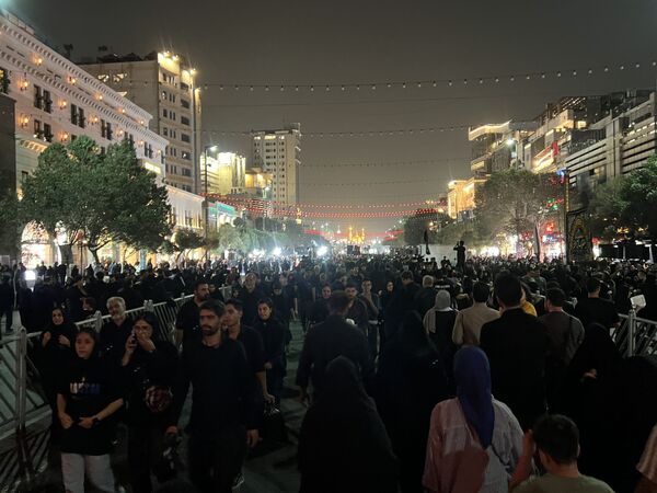 مراسم شب شهادت امام رئوف در مشهد مقدس 