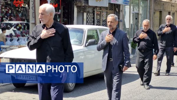 مراسم سوگواری و عزاداری خیابانی ۲۸ صفر در اهر 