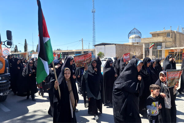 تجلی شکوه راهپیمایی روز قدس در آباده