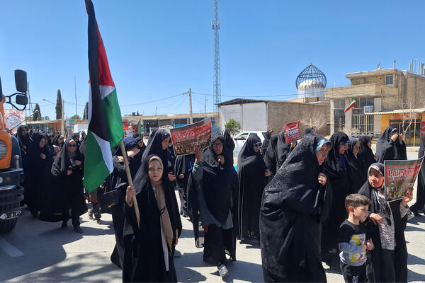 تجلی شکوه راهپیمایی روز قدس در آباده