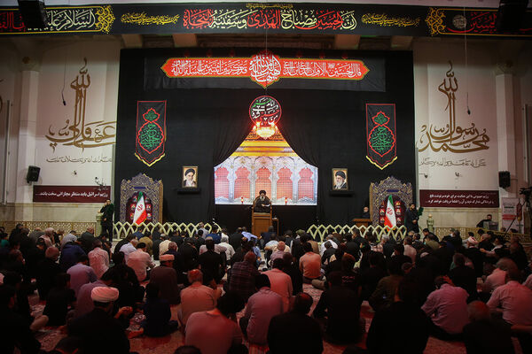 عزاداری سالروز شهادت امام حسن مجتبی(ع) در حرم حضرت معصومه(س)