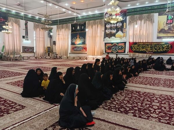 مراسم سوگواری به مناسبت شهادت حضرت رقیه(س) در خلیل آباد