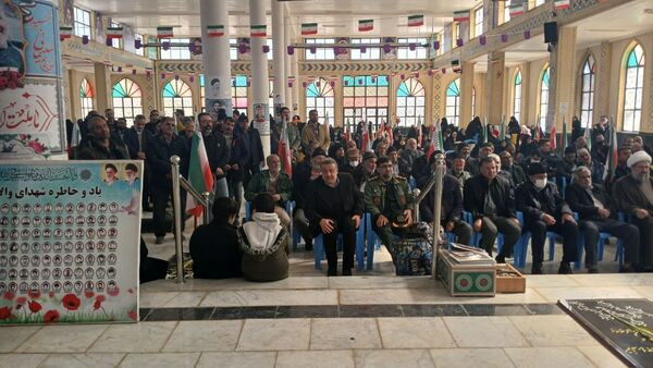 حضور پرشکوه مردم حماسه ساز بن در راهپپیمایی ۲۲ بهمن