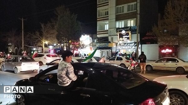 پرچم های ایران بر فراز بلوار فضل نیشابور قرار گرفت 