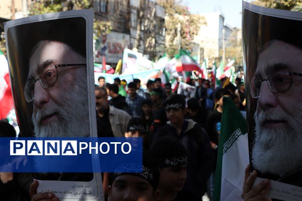 فریاد استکبار ستیزی از ورامین طنین انداز شد