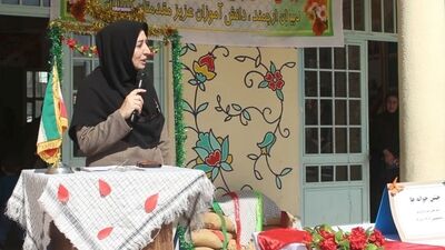 جشن جوانه ها در دبیرستان دخترانه نور