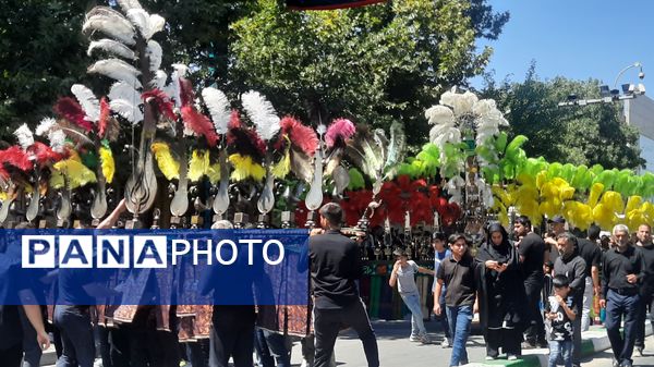 جاماندگان اربعین حسینی در مسیر حرم مطهر امام مهربانی