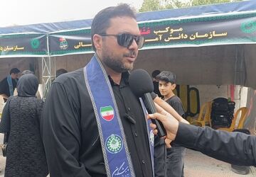 خدمت‌رسانی دانش‌آموز خبرنگاران پانا و پیشتاز خراسان شمالی در موکب عشاق‌الحسین
