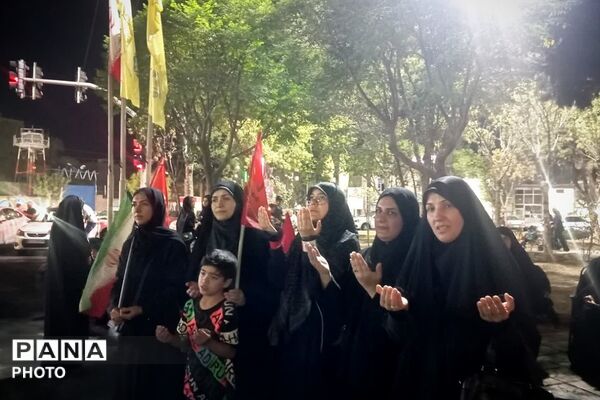 حضور پرشور و یکپارچه مردم باقرشهر در تجمعات شبانه
