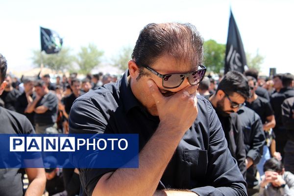 عزاداری تاسوعای حسینی در شهر درق 
