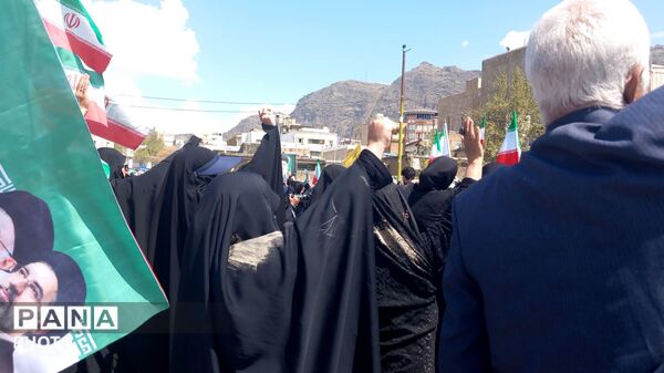 مراسم اربعین رهبر انقلاب  در خرم آباد