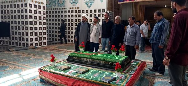 حضور ۲۰۰ نفر از بسیجیان نورآباد در یادمان شهدای عملیات مرصاد