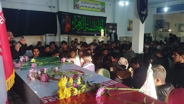 استقبال از شهید گمنام  در دبیرستان شاهد امام ابوذرغفاری 