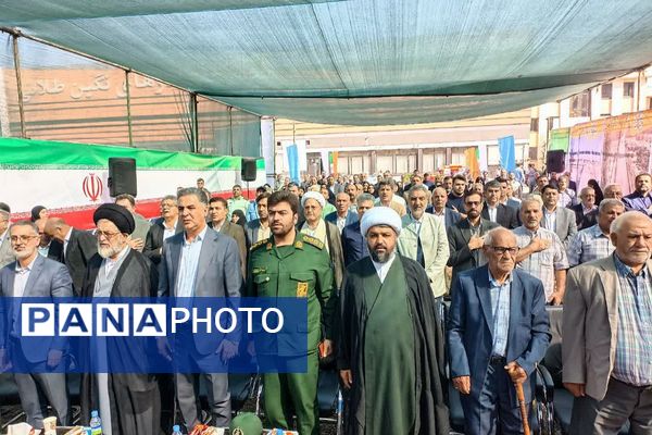 آئین خشت گذاری کاشانه‌های علم و خرد در باقرشهر