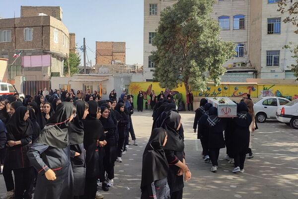 مدراس شهرستان قدس میزبان پرچم حرم امام حسین (ع) و شهید گمنام 