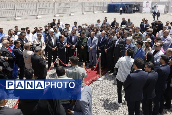 افتتاح پروژه انتقال گاز دشتک زابل به نهبندان