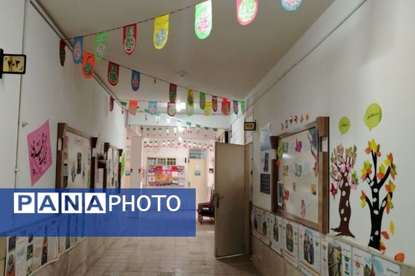 آماده سازی آموزشگاه شهید مجید دهنوی به مناسبت دهه فجر و نیمه شعبان