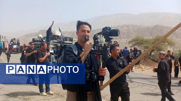 مراسم عاشورای حسینی در گلزار شهدای شهرستان لنده