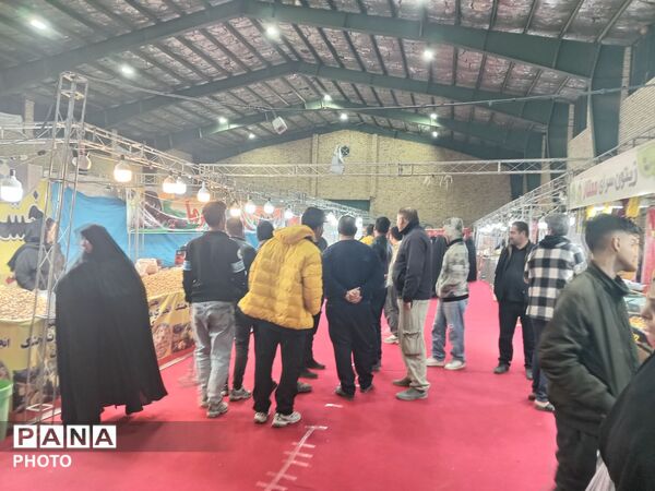 جلوه‌هایی از مراسم افتتاح نمایشگاه بهاره شهر جعفریه