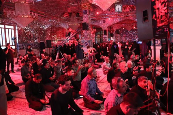 عزاداری شب های محرم در هیات حسین جان بجنورد 