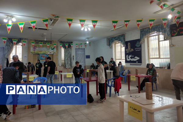 برگزاری مسابقات بازی فکری رشته جنگا ناحیه 4 شیراز