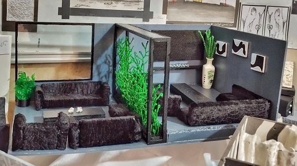 برپایی نمایشگاه آثار هنری دانش‌آموزان هنرستان حضرت خدیجه اشتهارد