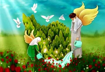 حضور دختران همدانی در جشن میلاد حضرت معصومه(س)